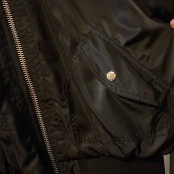 EUC Free People Black Bomber jacket 🖤 , size Small - Picture 8 of 8